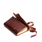 Cognac Medium | Wrap Journal open
