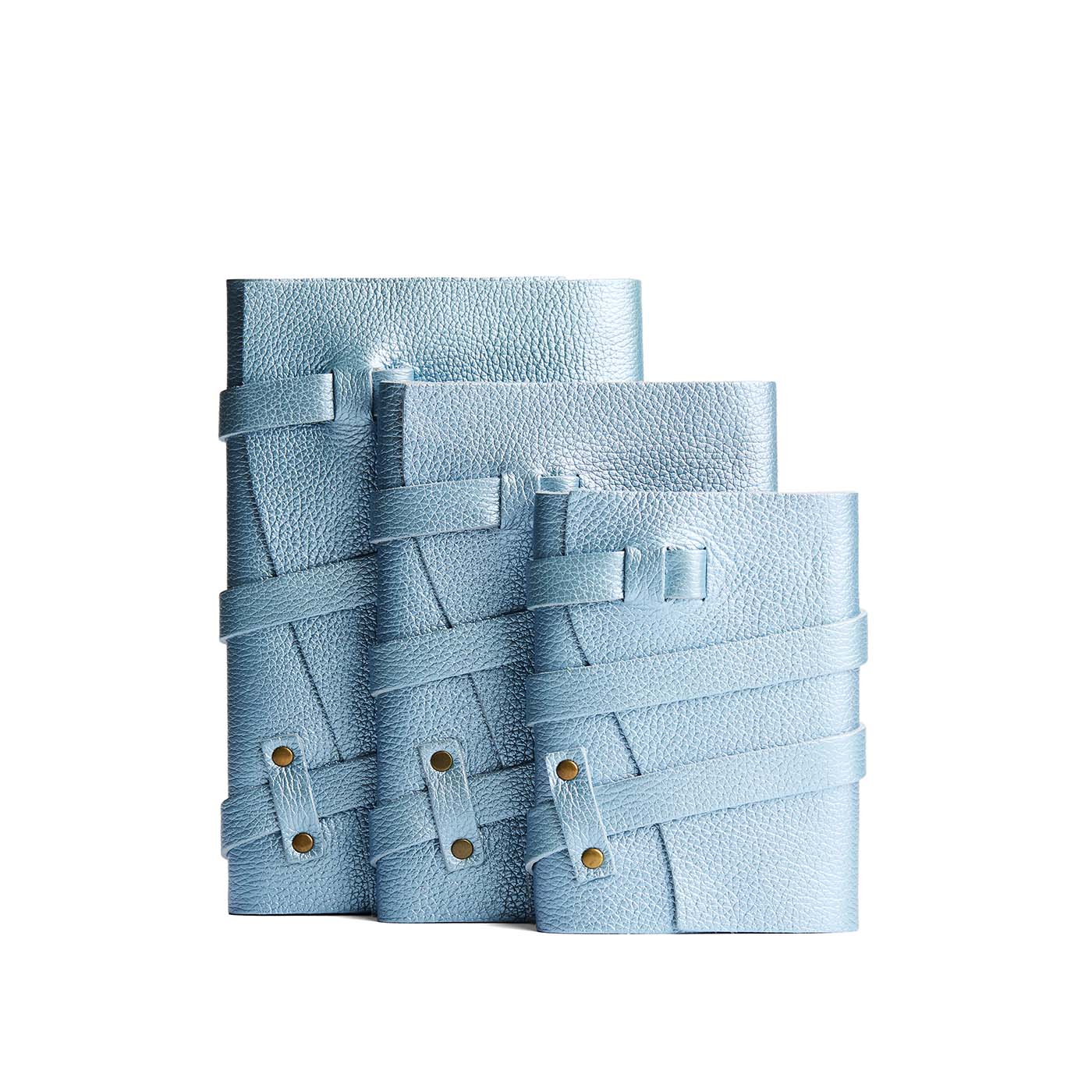 Leatherella | Three size comparison of Wrap Journal