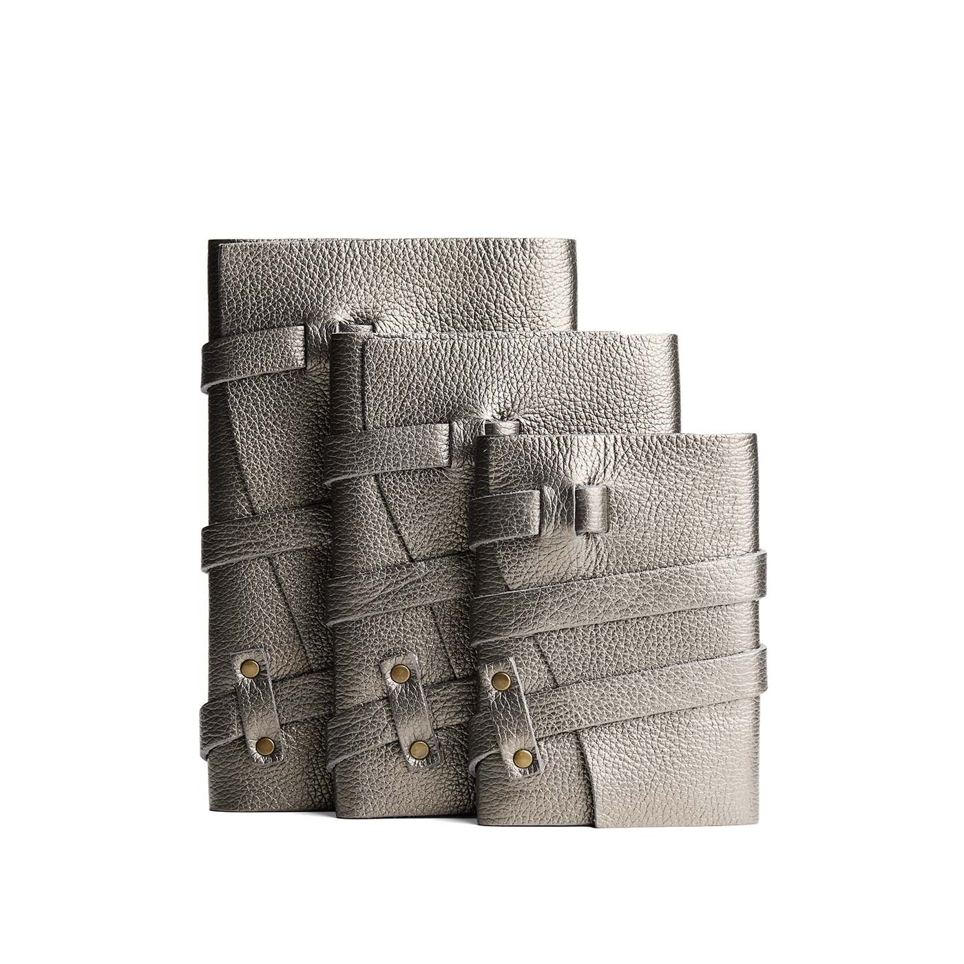 Stardust | Three size comparison of Wrap Journal