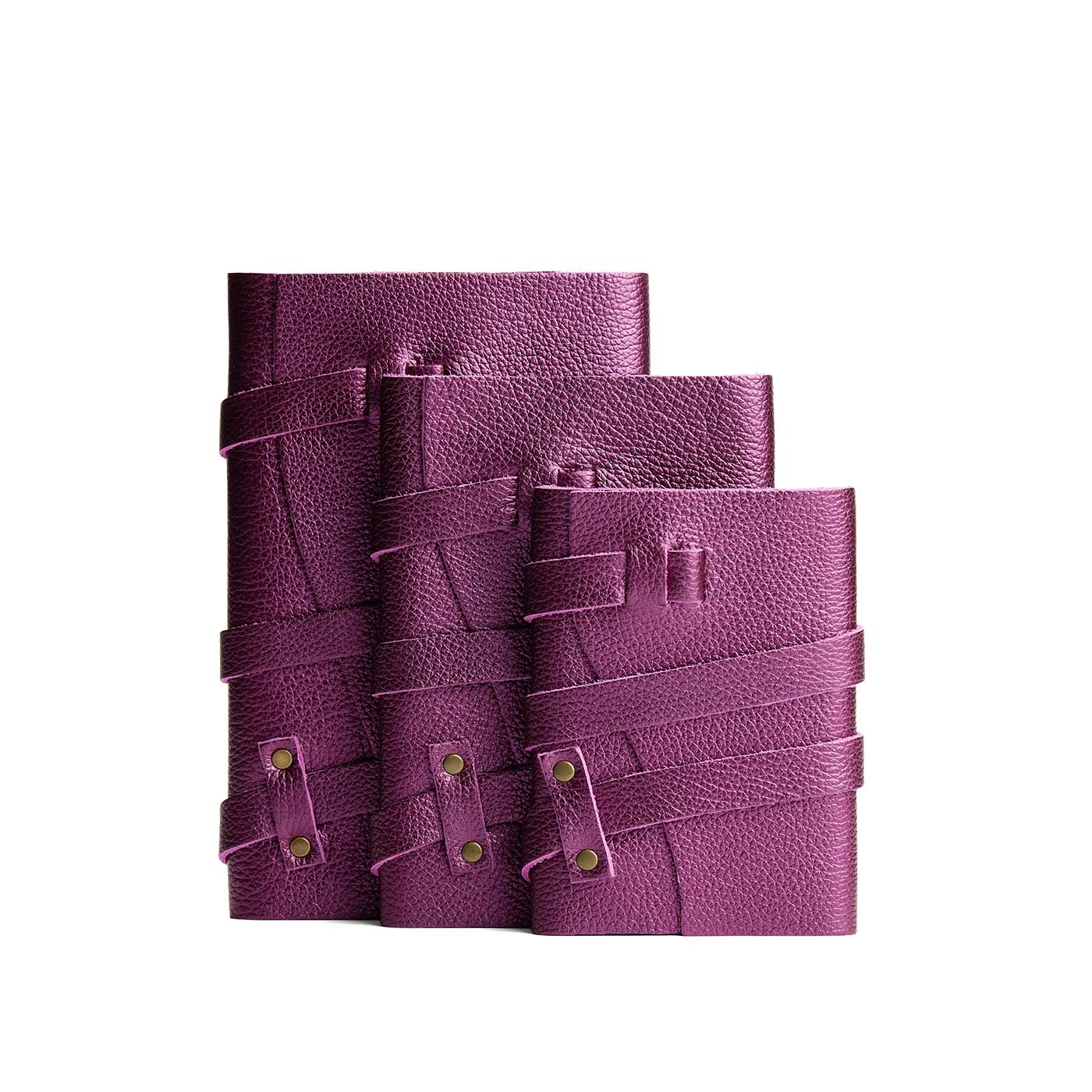 Ultra Violet | Three size comparison of Wrap Journal