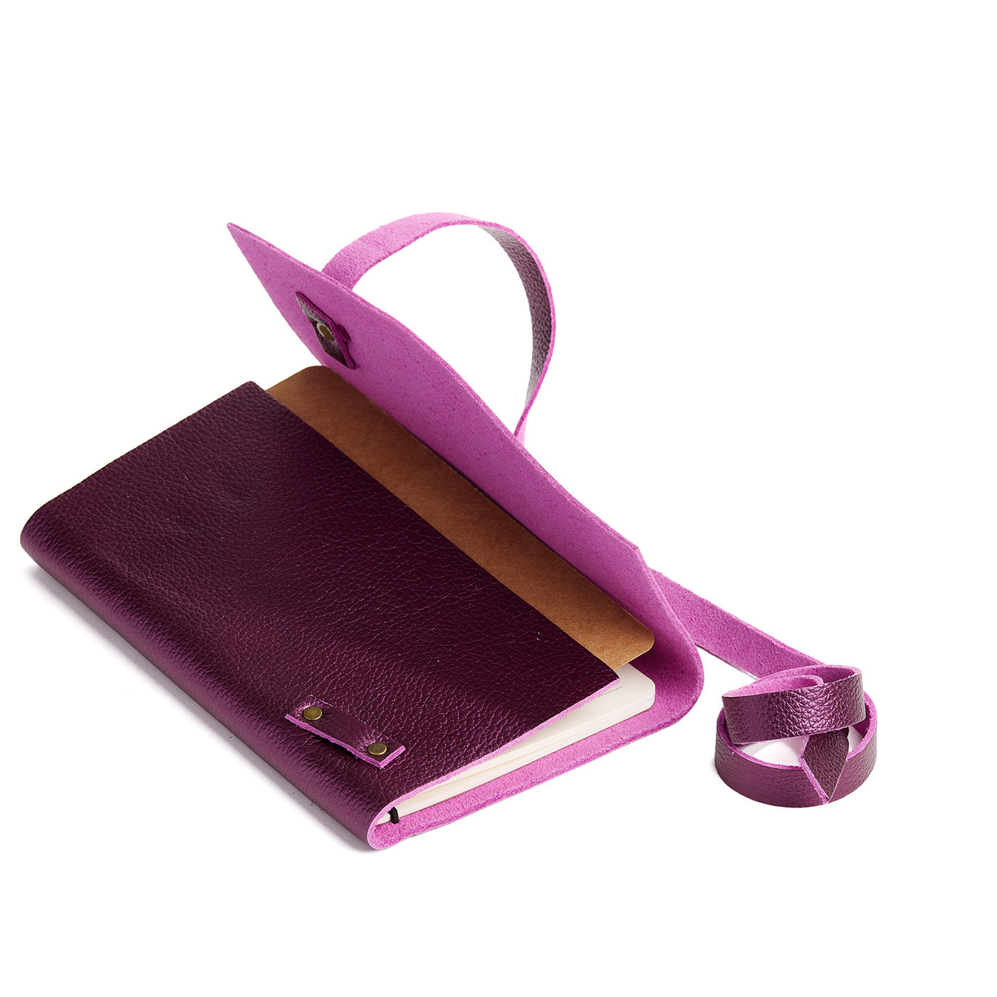 Ultra Violet*Large | Wrap Journal open