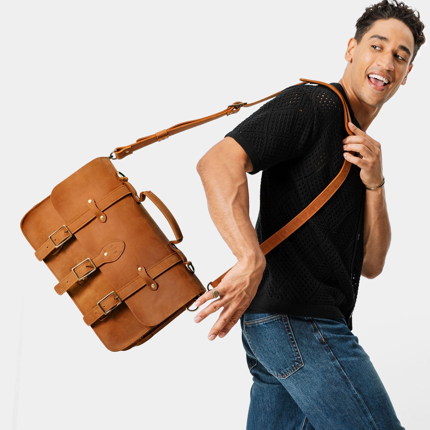 Buy Messenger Bag Men, 13 Leather Men's Briefcase, Laptop Bag, Work Bag,  Handmade Cross-body Bag, Retro Metropolitan Fashion, Urban Style, Gift  Online in India - Etsy