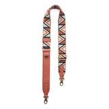 Terramint | Adjustable fabric and leather strap with zig zag pattern