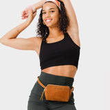 Portland Leather Basic Belt Bag, Cognac