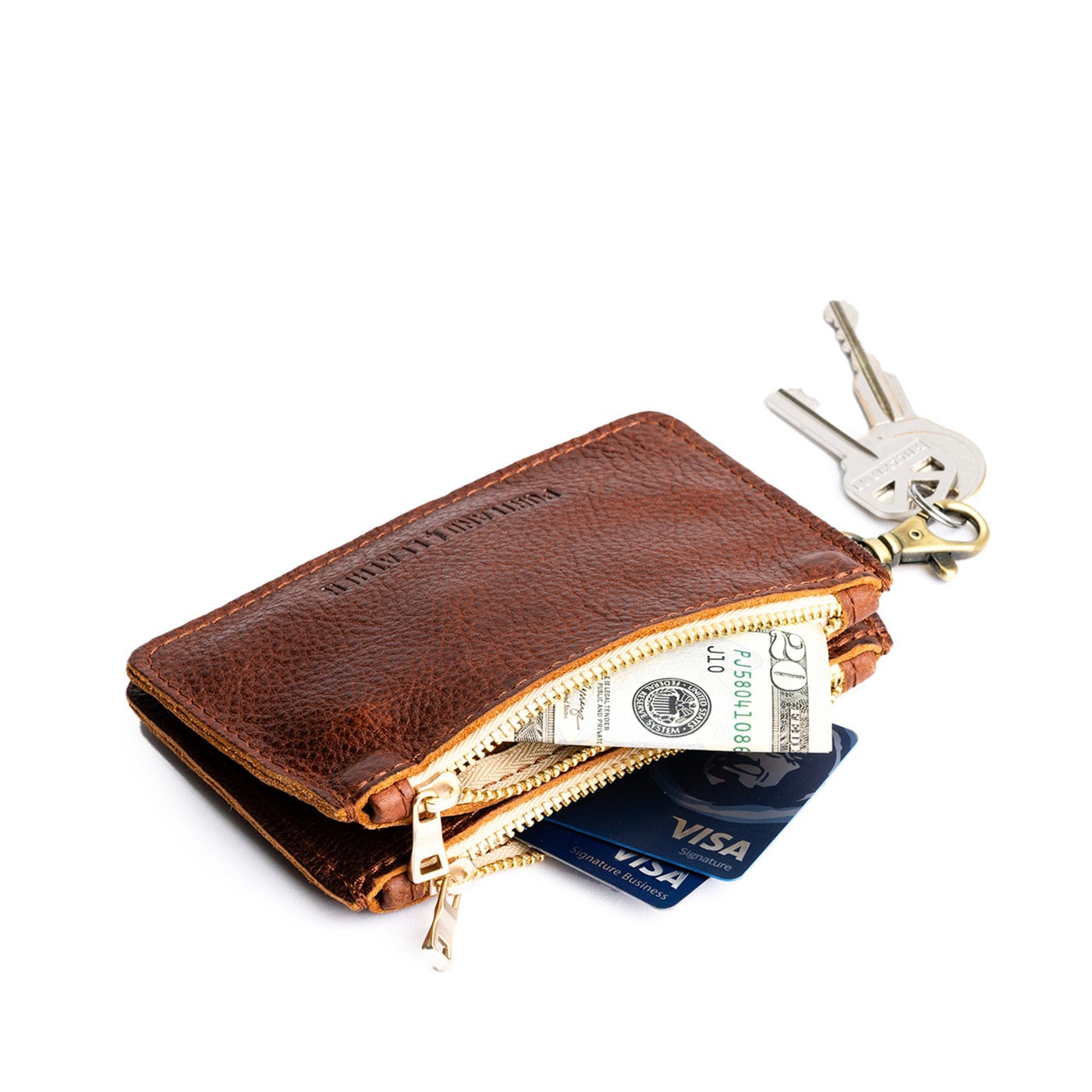 Zip-Zap Duo Wallet, Nutmeg