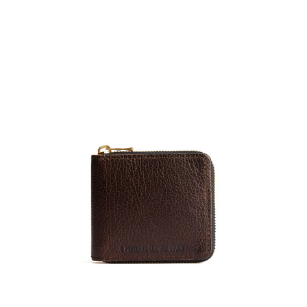 Coldbrew | Small leather zippered bifold wallet