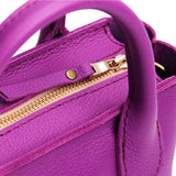 Cattleya ANY Zipper | Petite tote purse with structured leather handles and crossbody strap