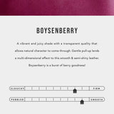 All Color: Boysenberry | infographic