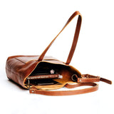 Nutmeg Classic | leather crossbody brown large tote bag purse