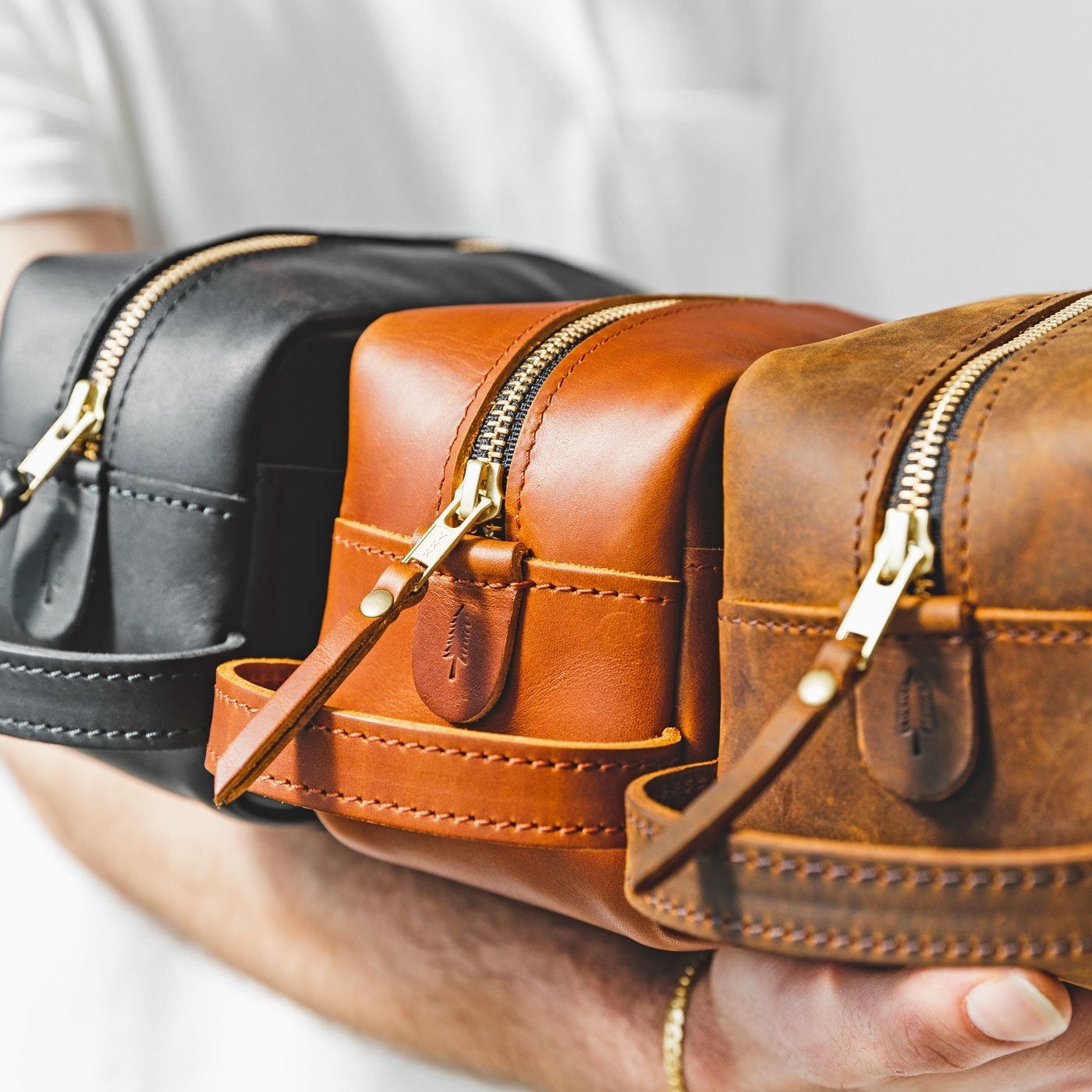 Deluxe Dopp Kit Portland Leather Goods