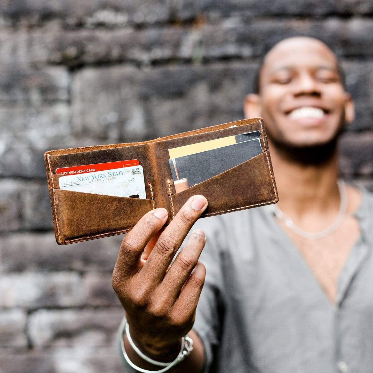 All Color: Canyon  | Men Wallet Leather Bifold