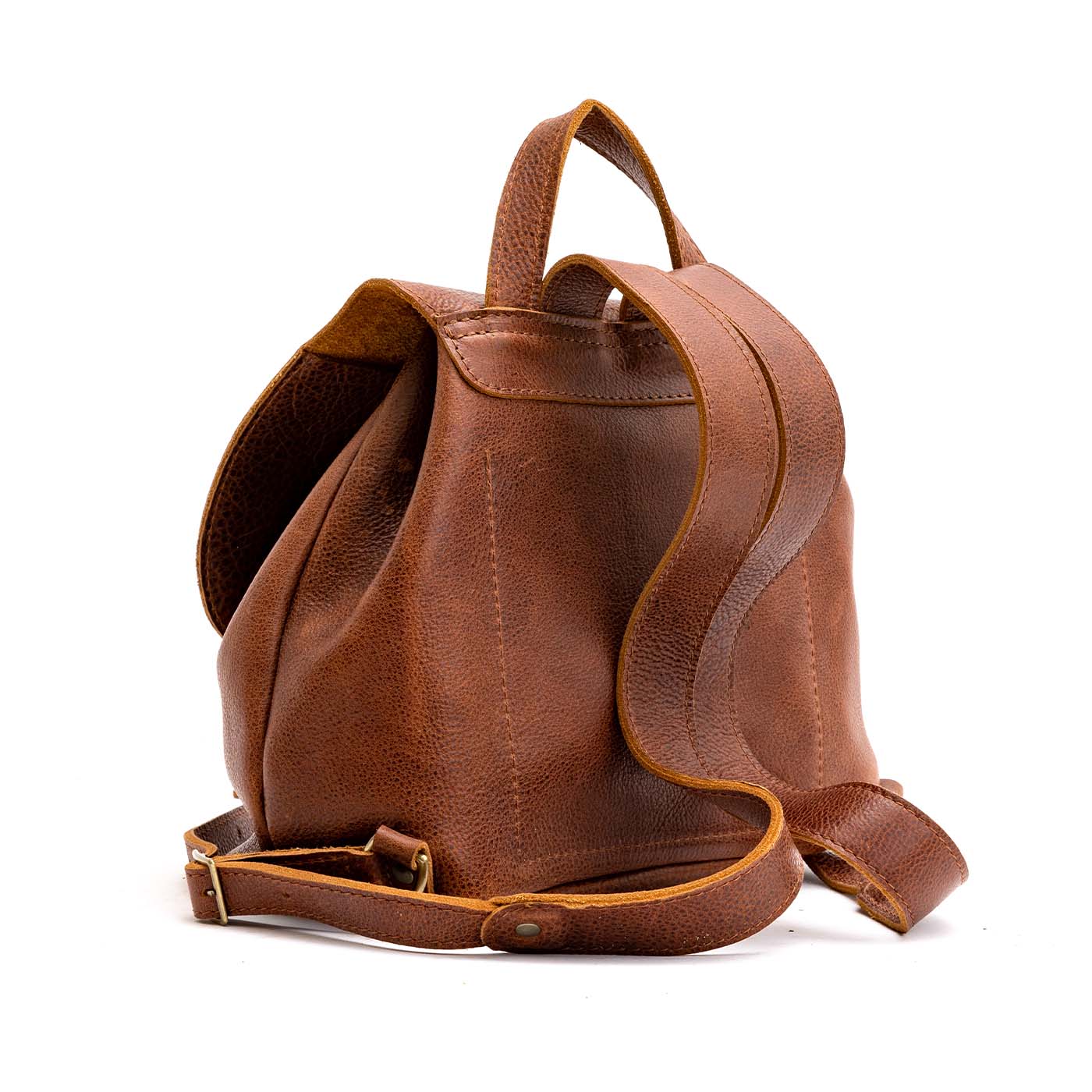 All Color: Nutmeg | handmade leather backpack