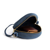 Deep Water Small | handmade leather purse circle bag