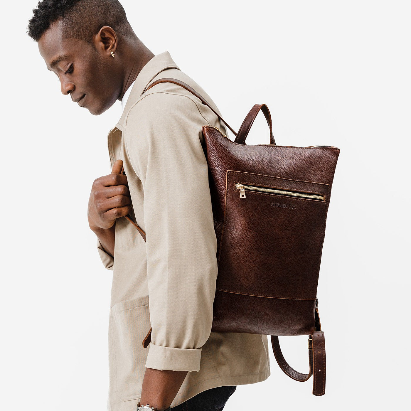 All Color: Coldbrew | handmade leather backpack
