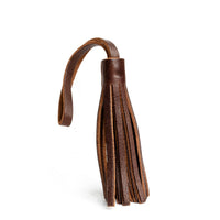 Coldbrew*Large | Fringed leather tassel with leather loop