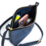 All Color: Deep Water | handmade leather crossbody purse