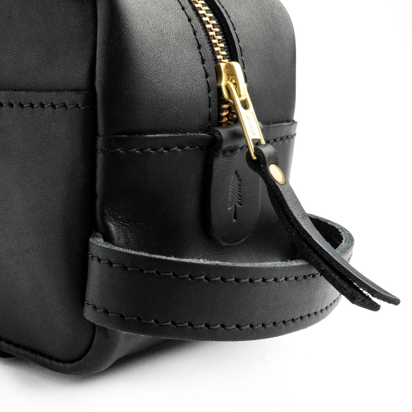 All Color: Black | handmade leather dopp kit