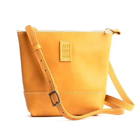 All Color: Sunflower | handmade leather crossbody purse