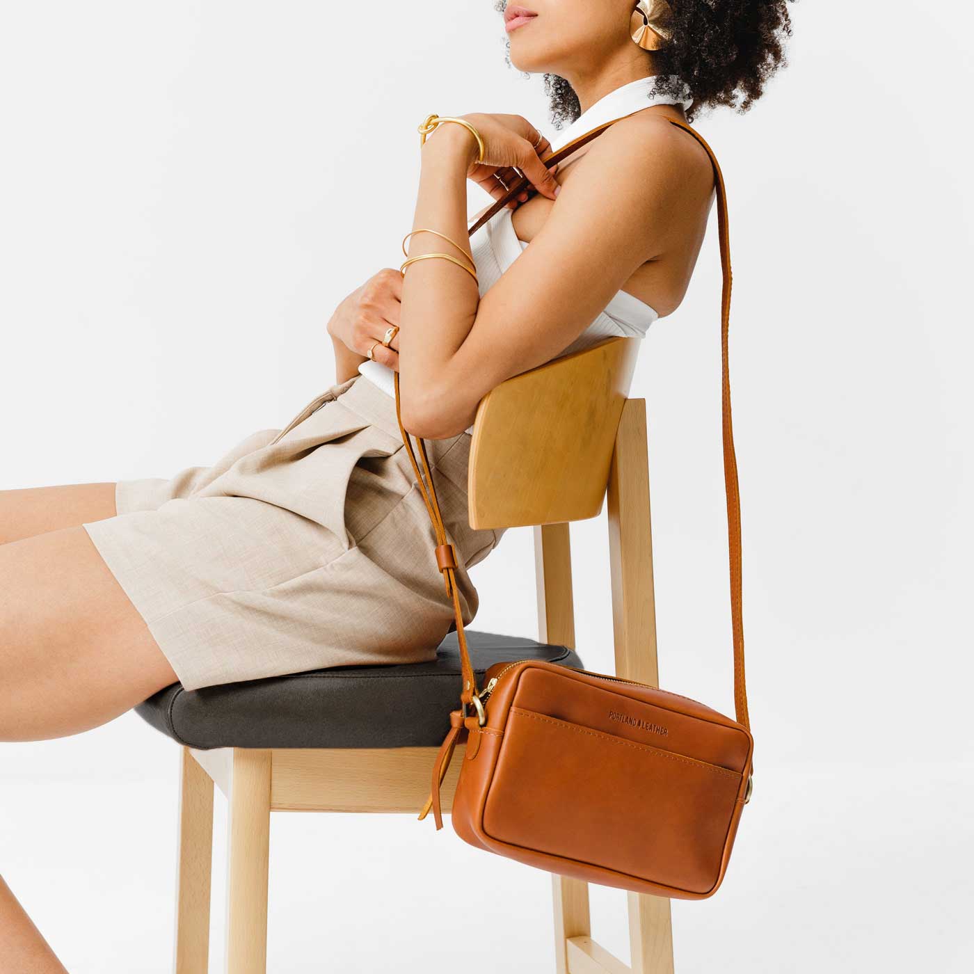 Honey*Large | Mid-size rectangular crossbody with adjustable strap