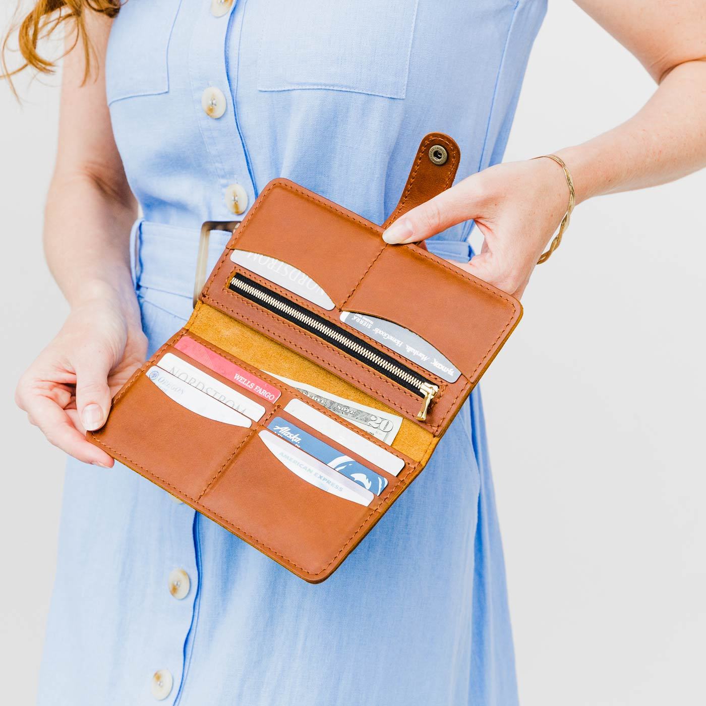 All Color: Honey | handmade leather wallet