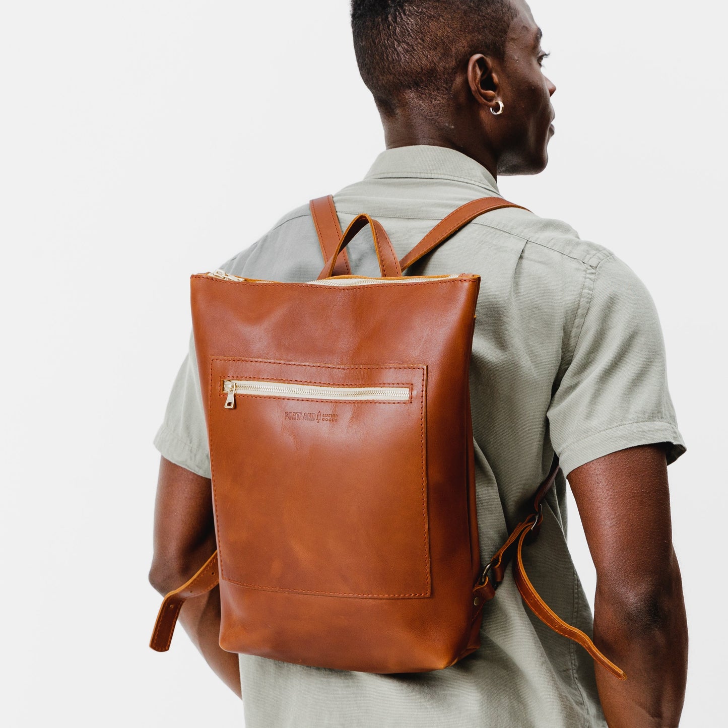 All Color: Honey | handmade leather backpack