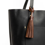 Coldbrew Large | Fringed leather tassel with leather loop