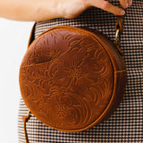 Meadow Small | handmade leather purse circle bag