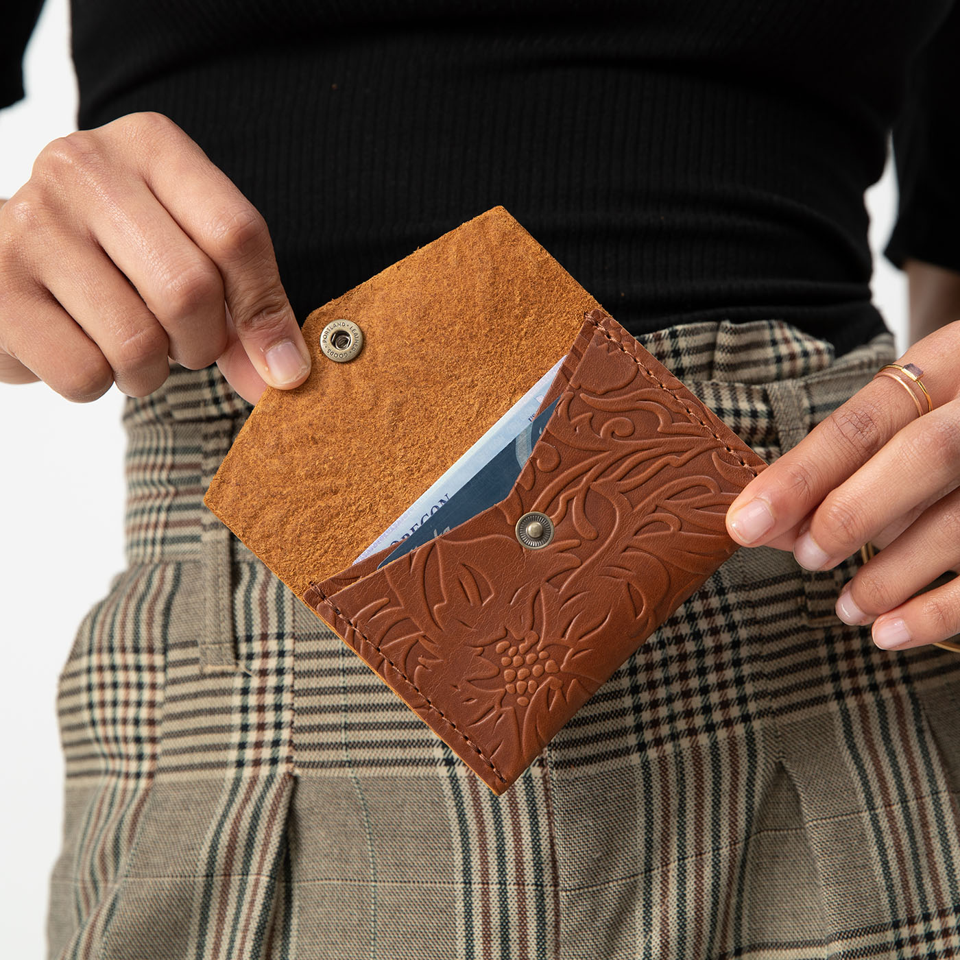 Mini Envelope Wallet, Meadow