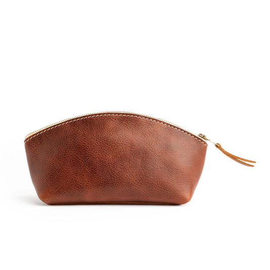 Nutmeg*Eclipse | handmade leather makeup bag