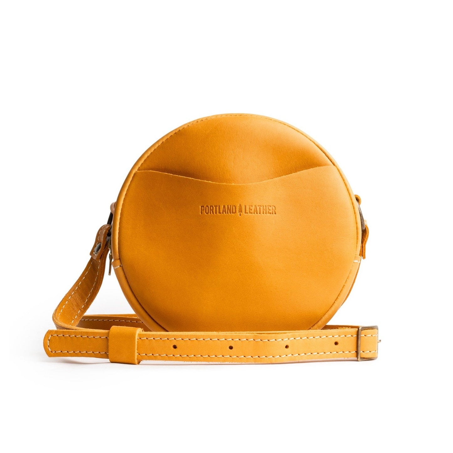 Sunflower*Small | handmade leather purse circle bag