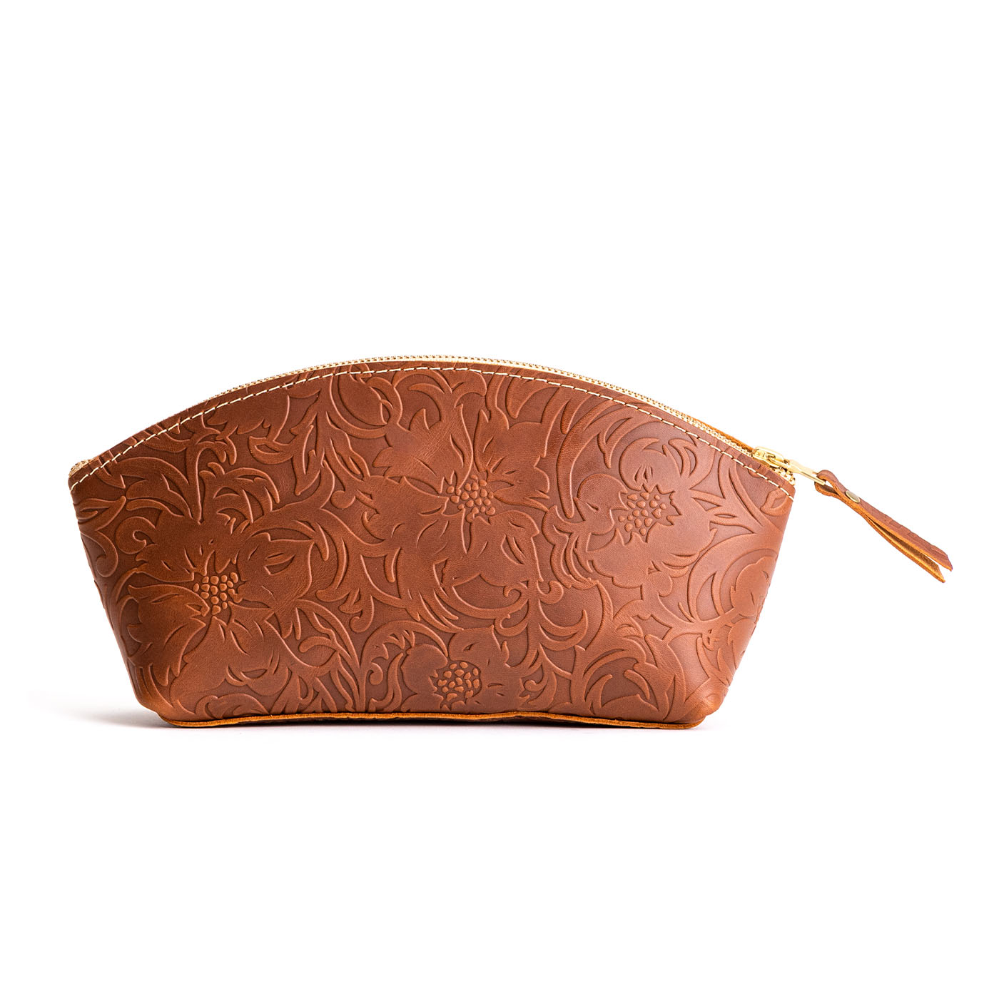 Meadow*Total Eclipse | handmade leather makeup bag