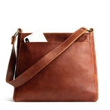 All Color: Nutmeg | Triangle Leather Handmade Bag